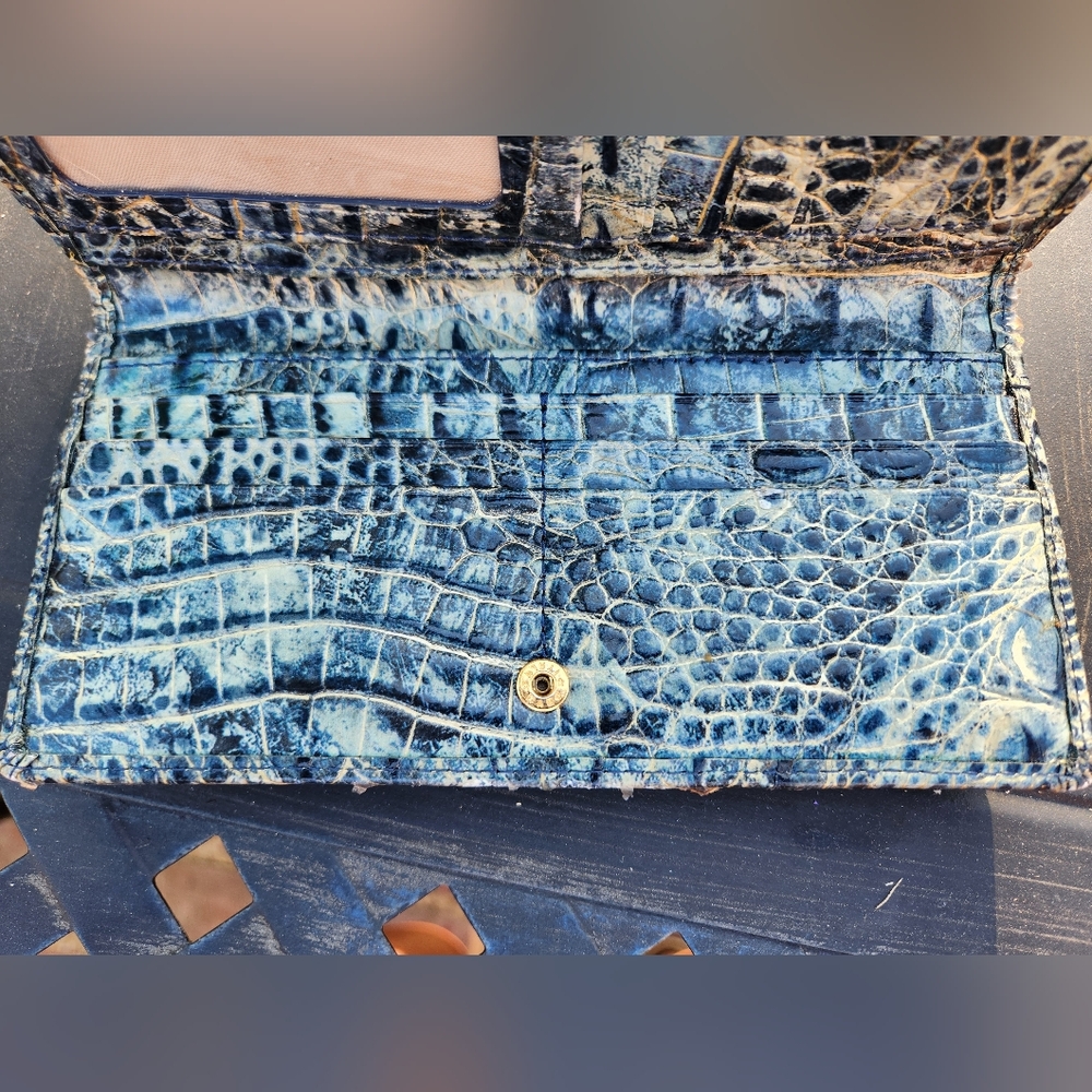 Brahmin Turquoise Wallet - Picture 2 of 7